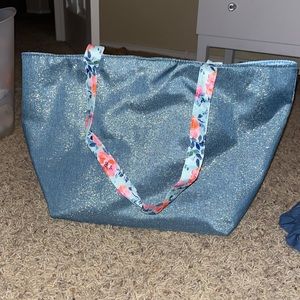 blue purse